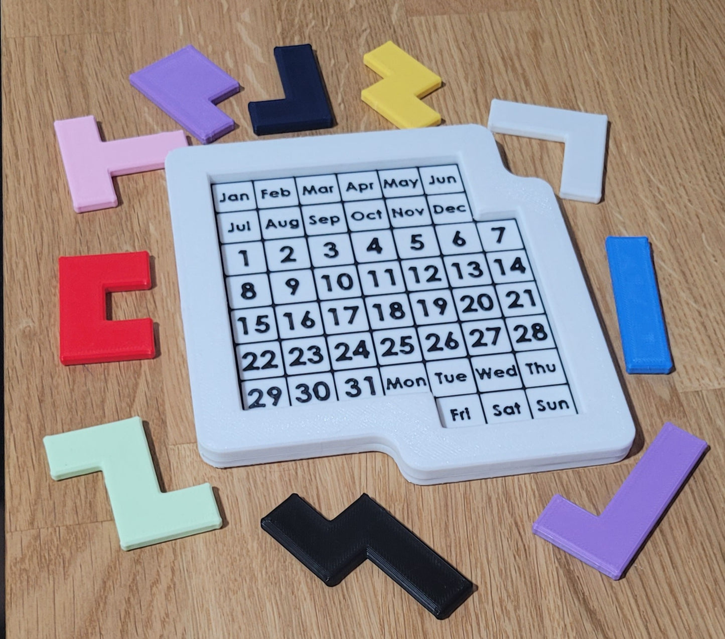 Daily Calendar Puzzle